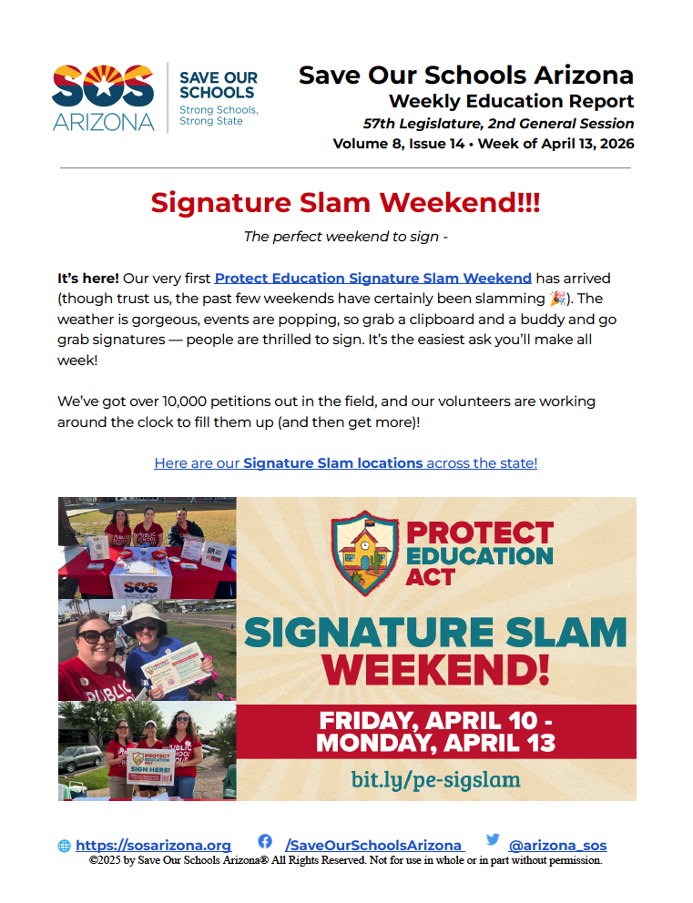 Weekly Ed Report April 13